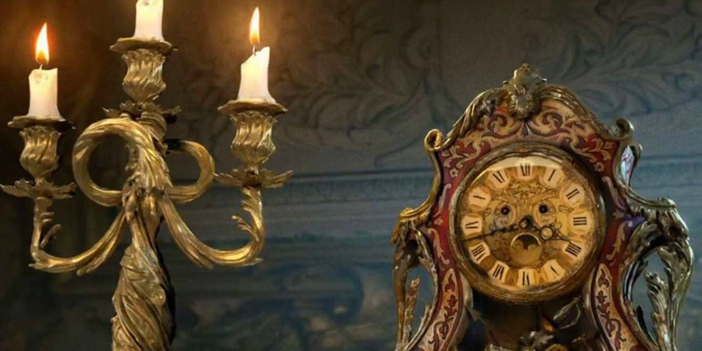 Cogsworth and Lumiere Beauty and the Beast