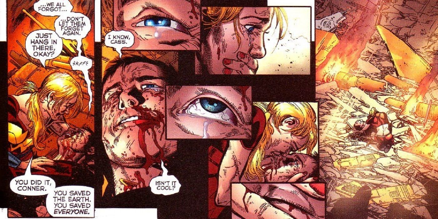 The death of Conner Kent in Infinite Crisis