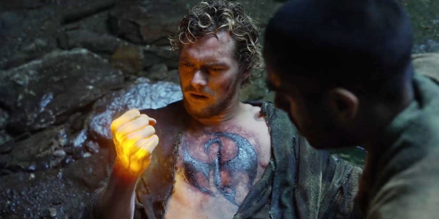 Danny Rand about to use the Iron Fist