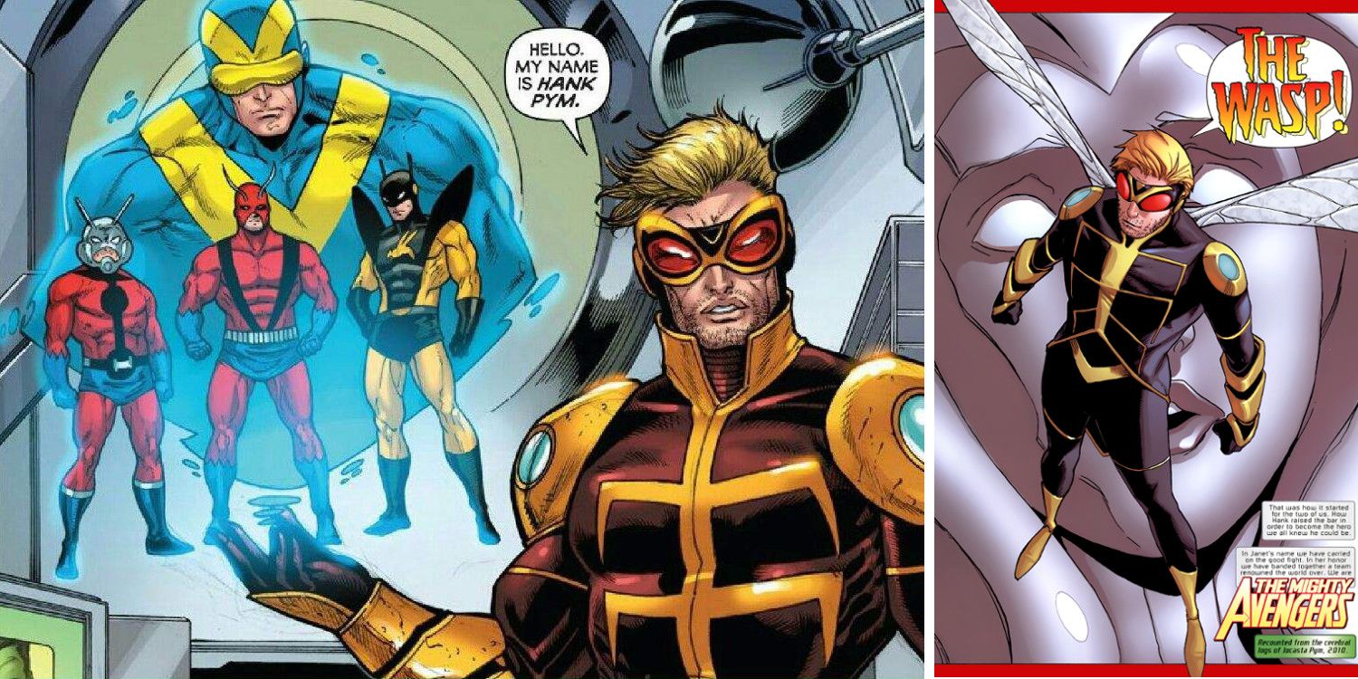 Hank Pym Ant-Man Giant-Man Goliath Yellowjacket The Wasp