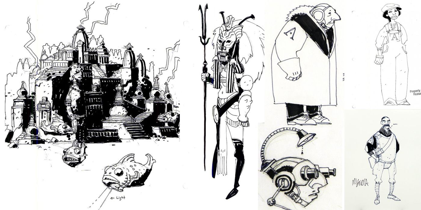 Hellboy Atlantis Sketches