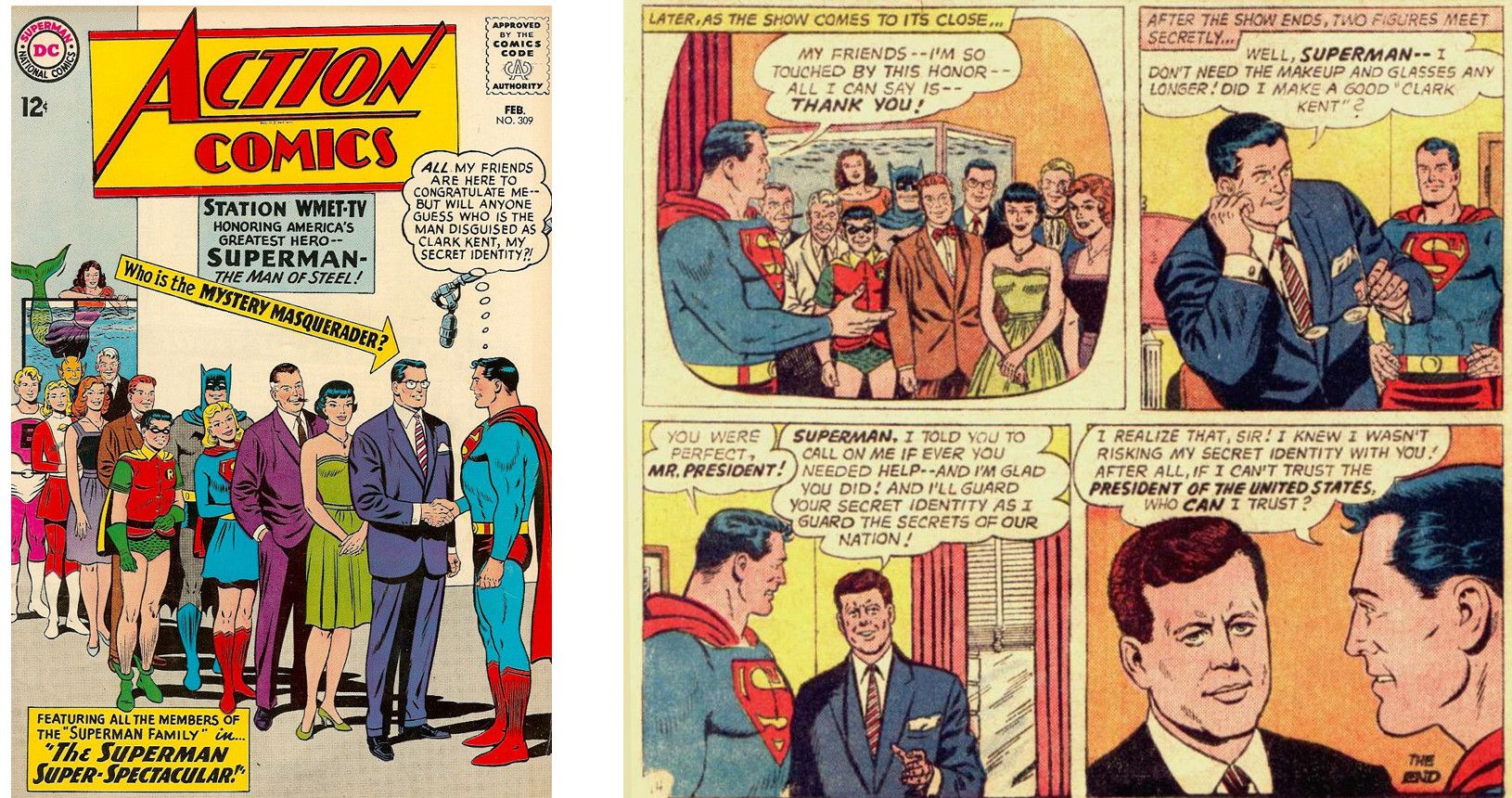 John F Kennedy Action Comics 309
