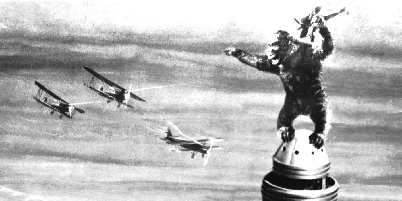 Stop-Motion King Kong 1933 airplane scene