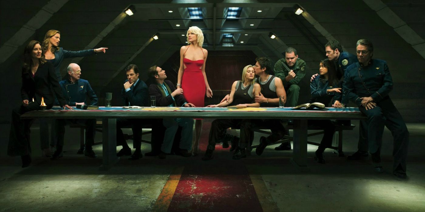 Last Supper image of Battlestar Galactica