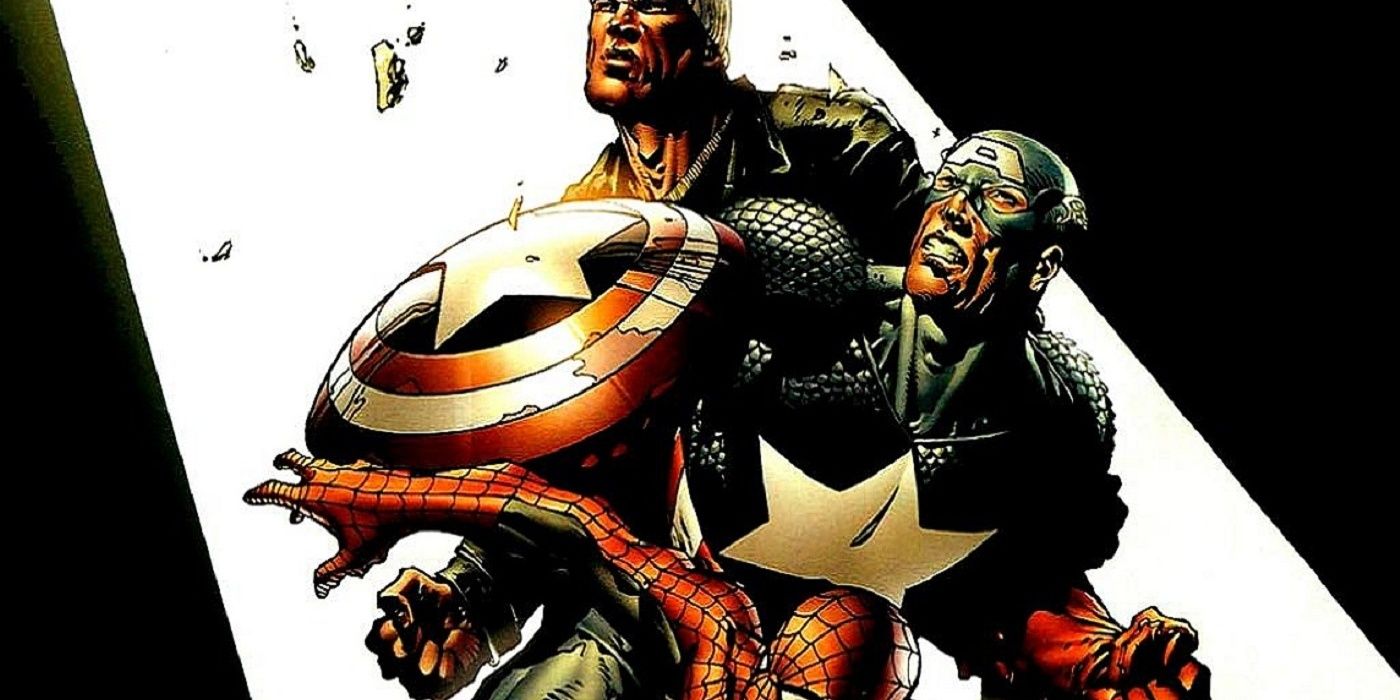 Luke Cage Captain America Spider-Man Cover