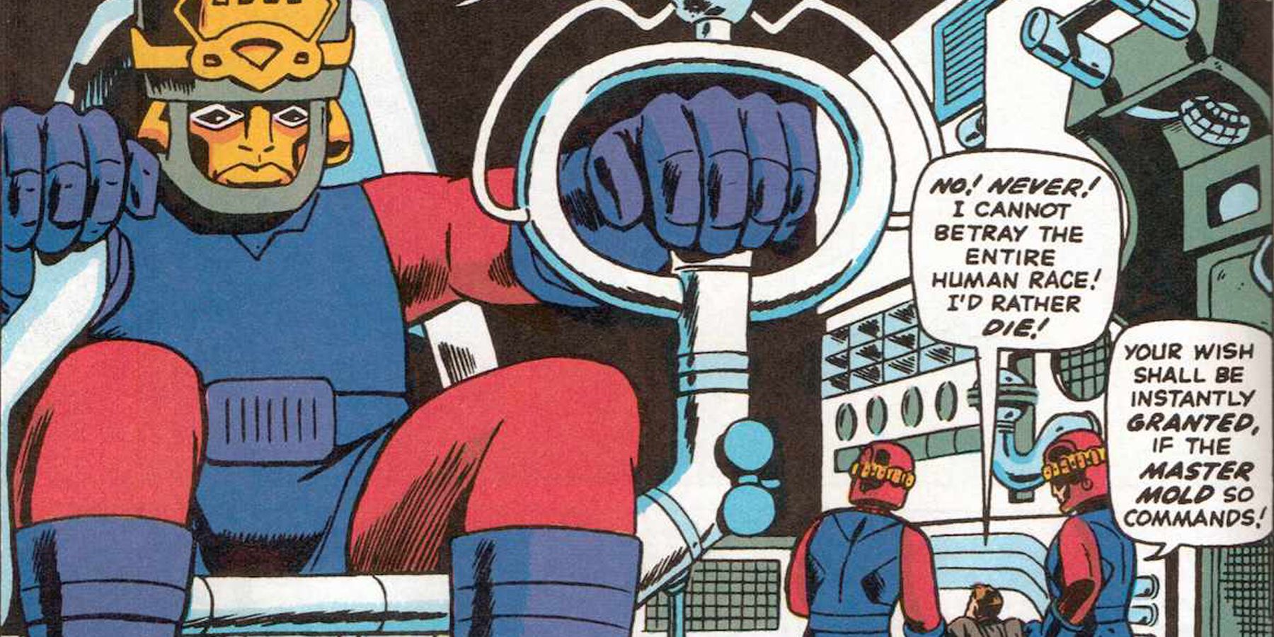 Master Mold and Sentinels in X-Men comics
