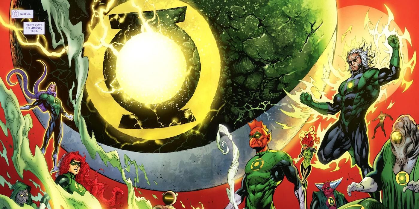 Mogo and the Green Lantern Corps in DC Comics