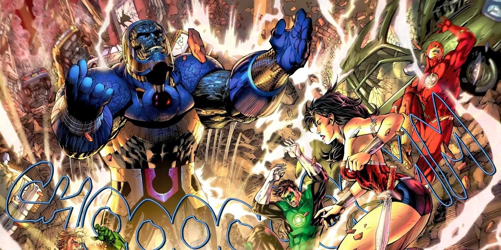 New 52 Darkseid vs Justice League