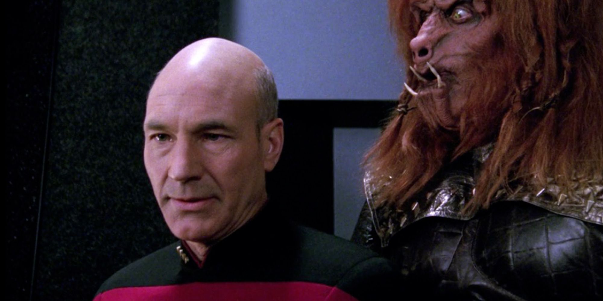 Picard in the TNG episode ALLEGIANCE