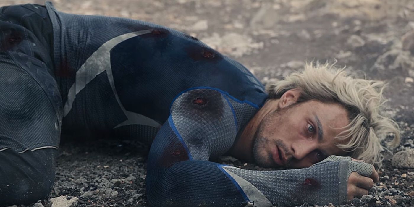 Quicksilver's death in Avengers: Age of Ultron