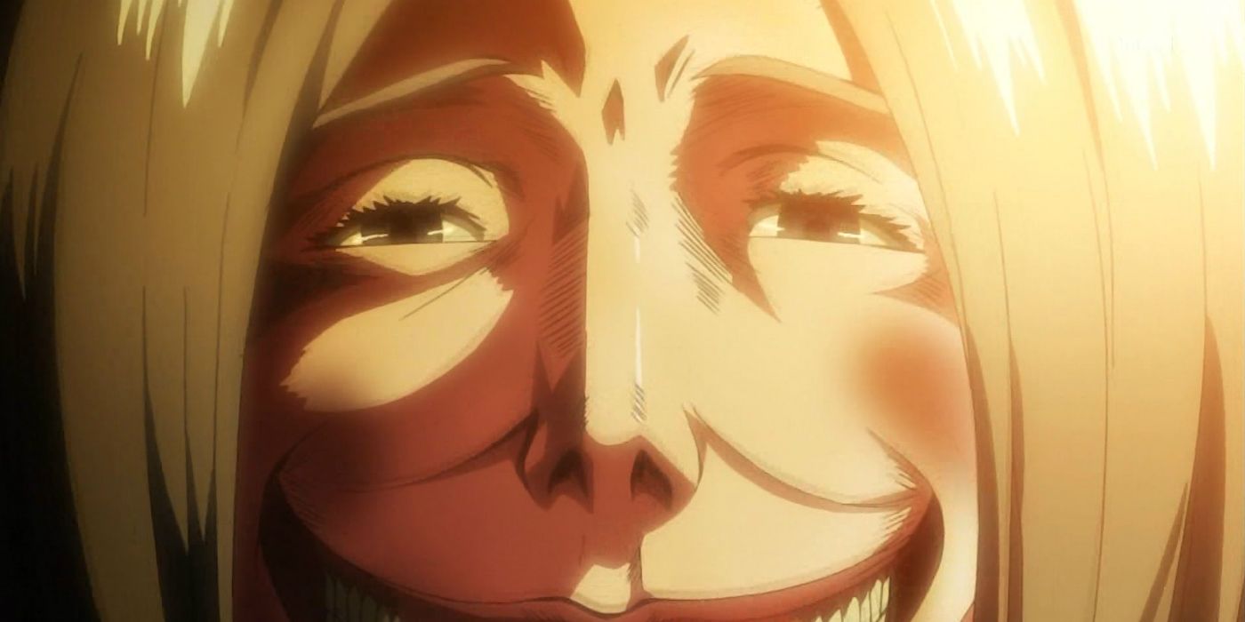 Smiling Titan from Attack on Titan