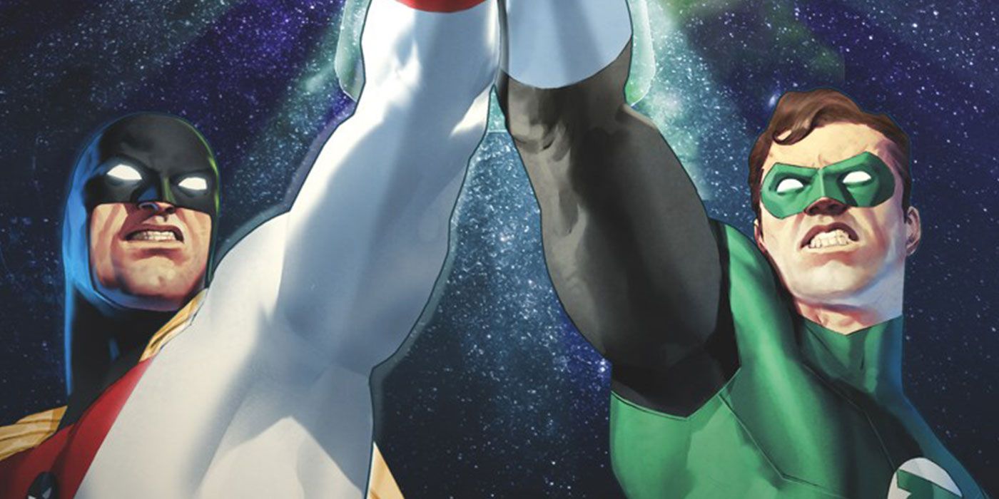 Space Ghost and Green Lantern Crossover - DC Comics