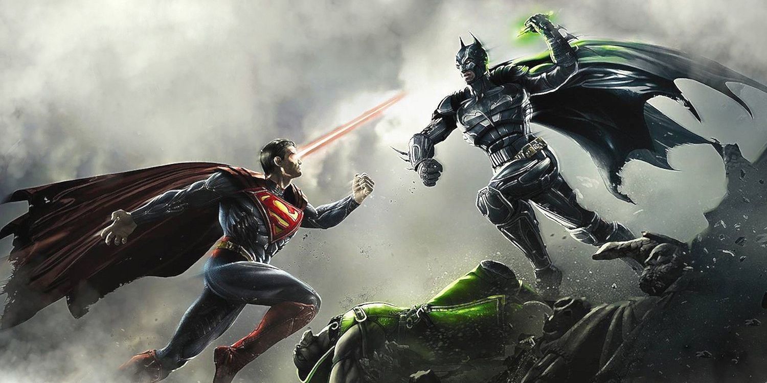 Superman Batman fight Injustice Gods Among Us