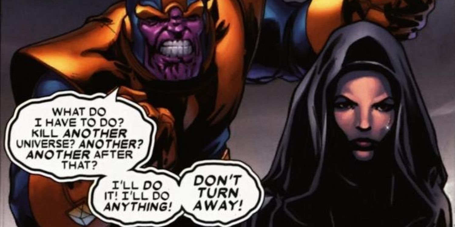 Thanos Death Marvel Comic
