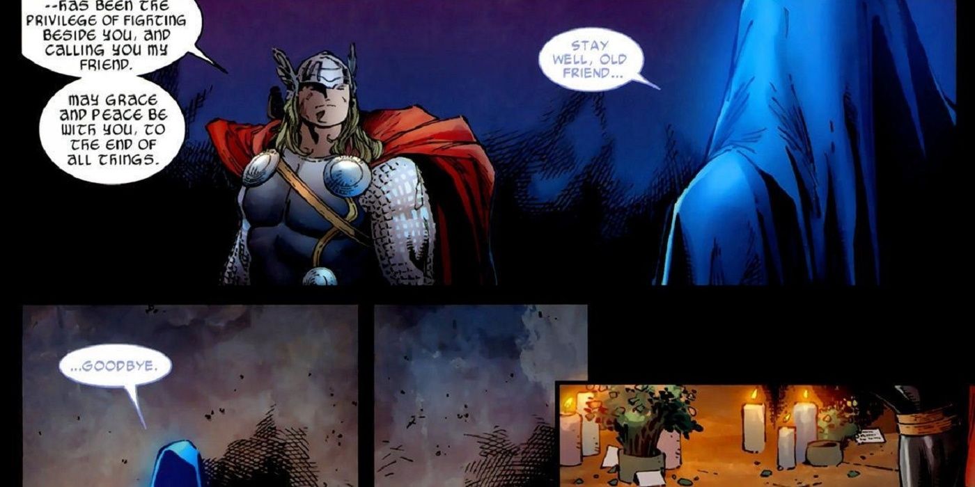 Thor summons Captain America
