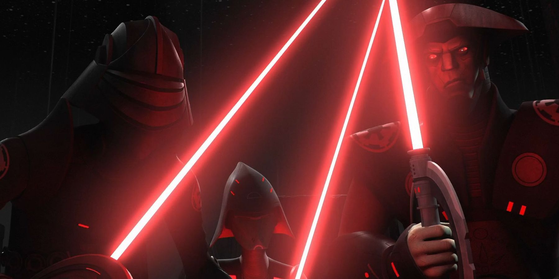 Three Inquisitors from Star Wars Rebels