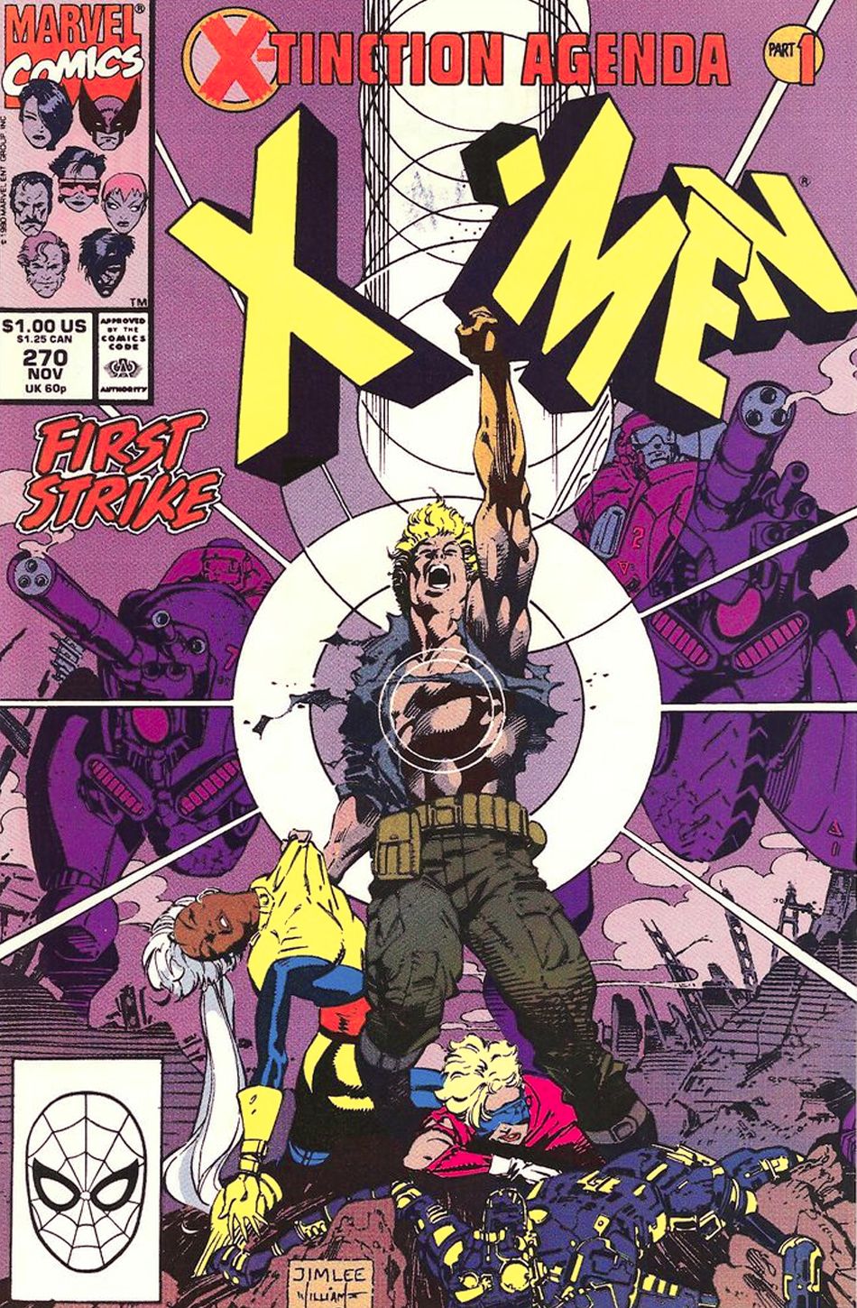 Uncanny X-Men 270 jim lee full