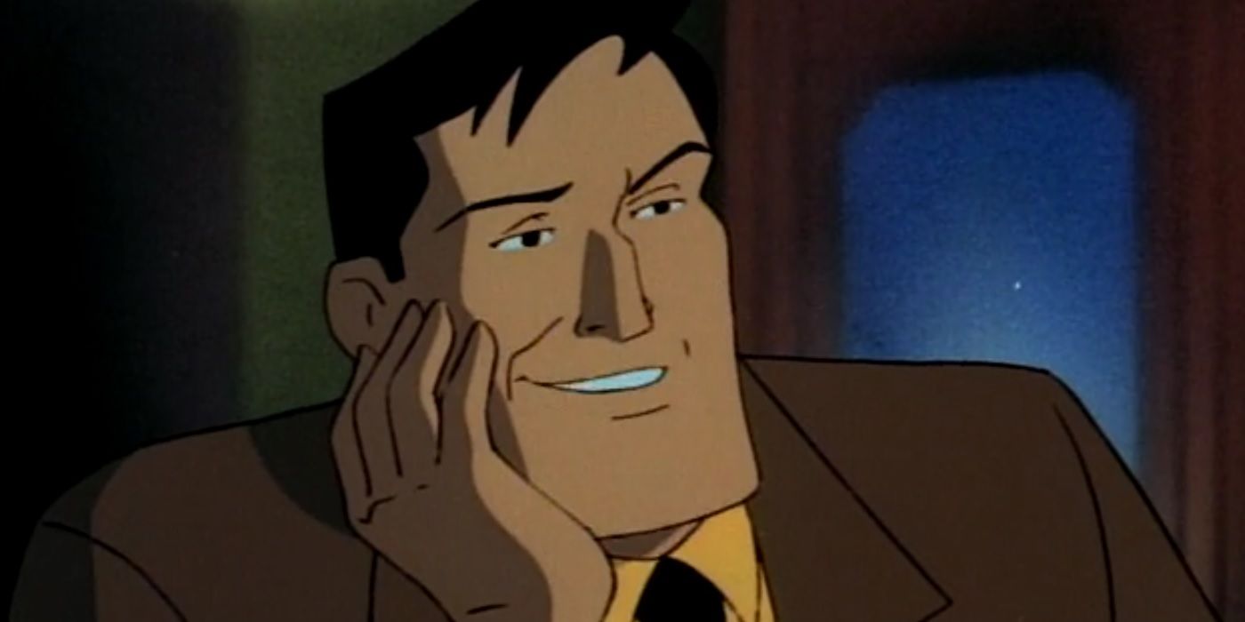 Bruce Wayne looking charming in Batman the Animated Series
