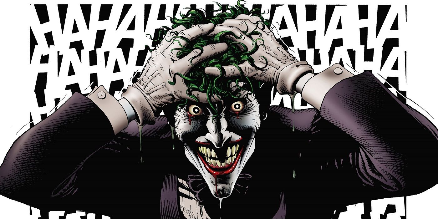 The iconic Joker panel from DC Comics' Batman: The Killing Joke