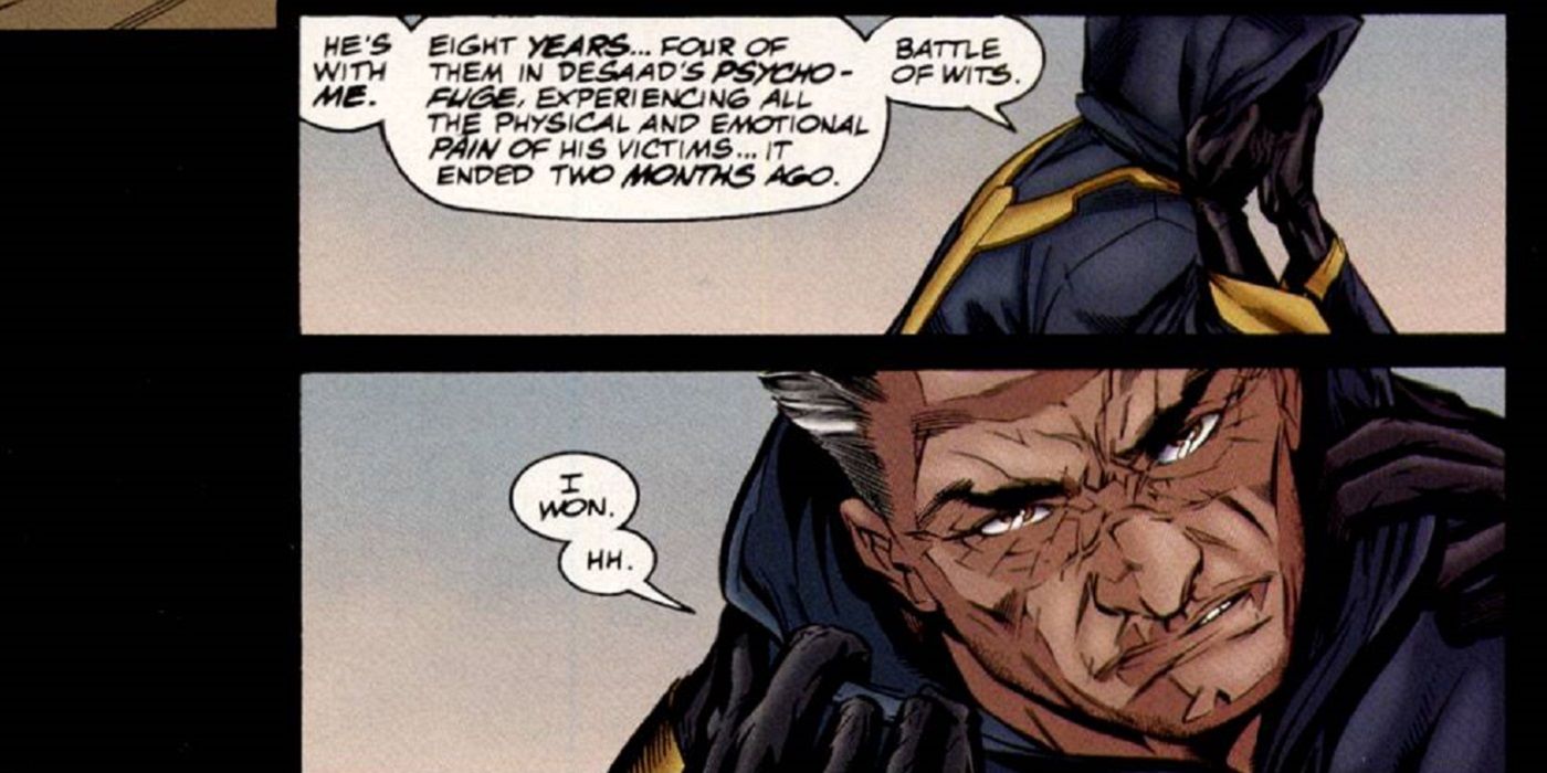"Desaad" reveals himself as Batman in DC Comics' JLA: Rock Of Ages