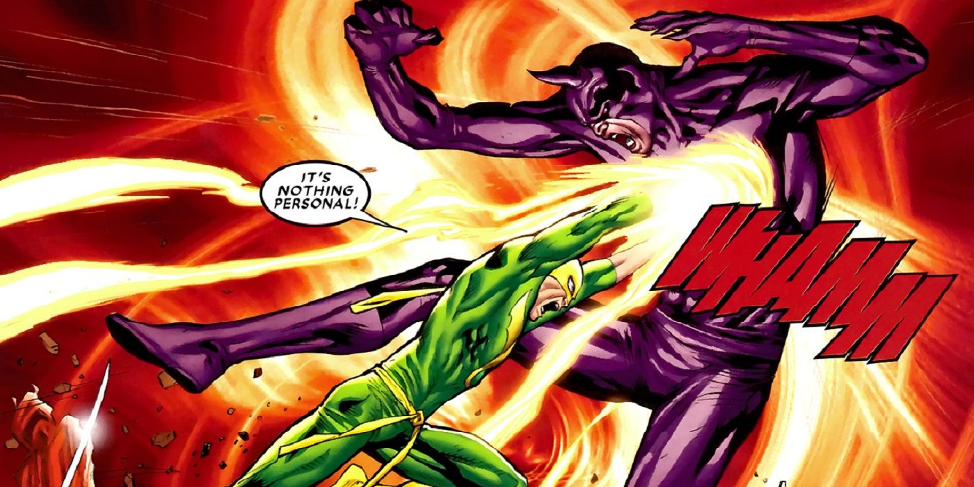 Iron Fist vs Daredevil during Shadowland