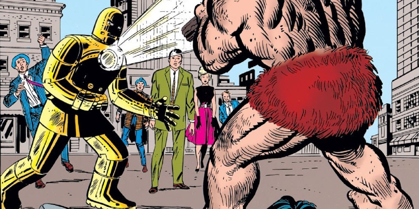 Iron Man's Gold Armor makes its debut