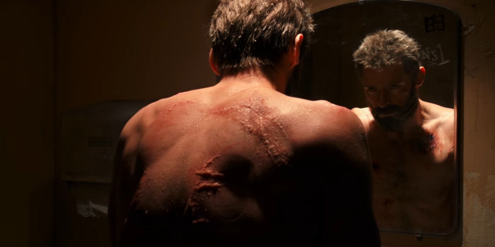 Hugh Jackman as Logan in Logan