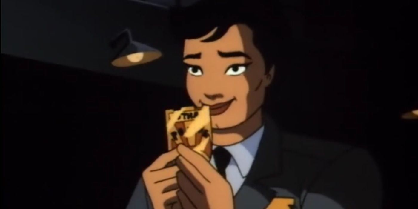 Renee Montoya in Batman: The Animated Series episode P.O.V.