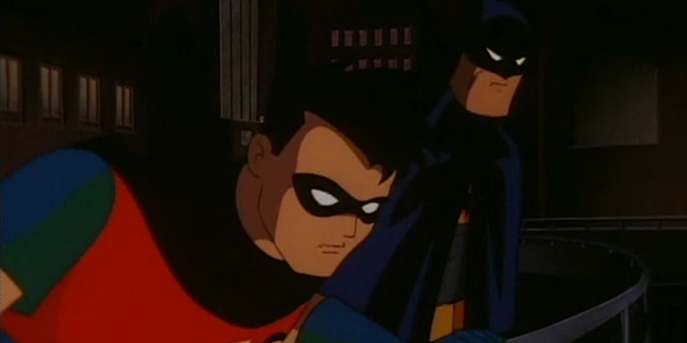 Robin and Batman in "Batman: The Animated Series"
