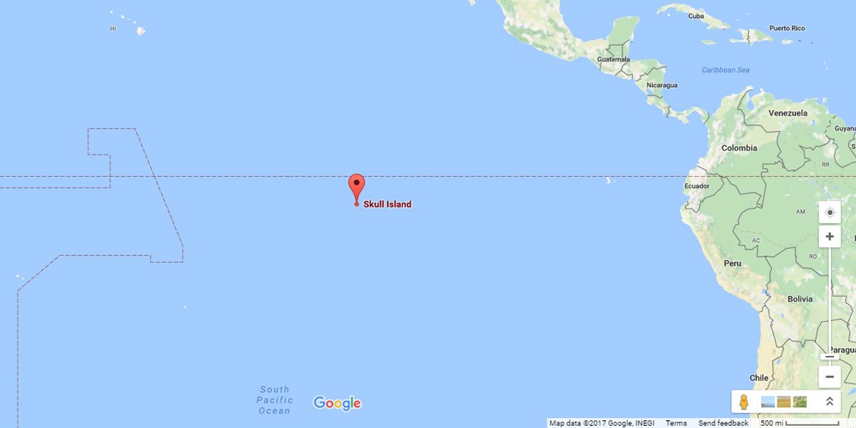 Где находится остров черепа Universal King Kong Skull Island Map