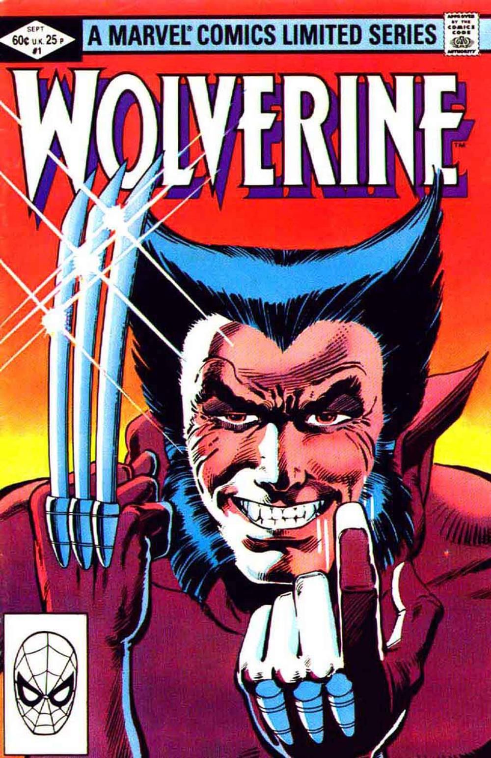 Frank Miller's Wolverine grins at the audience and beckons them in 