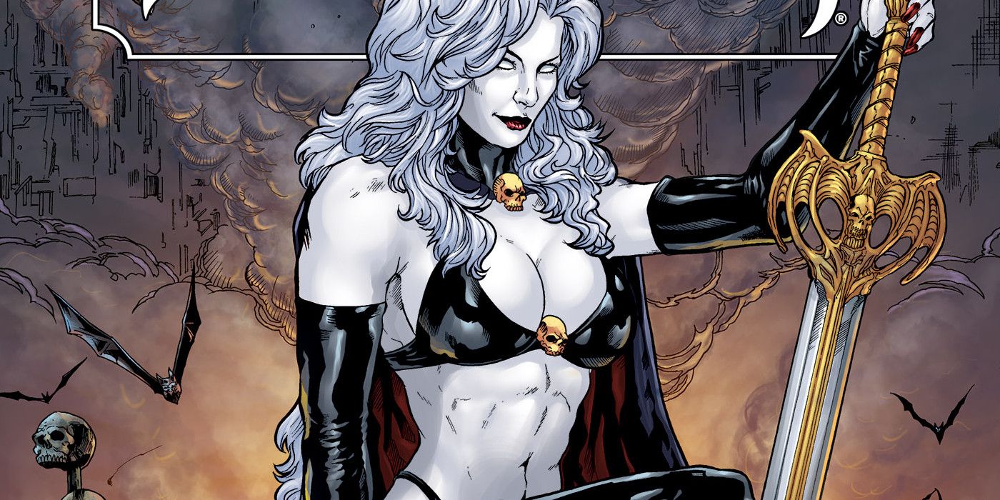 Lady Death in a revealing costume