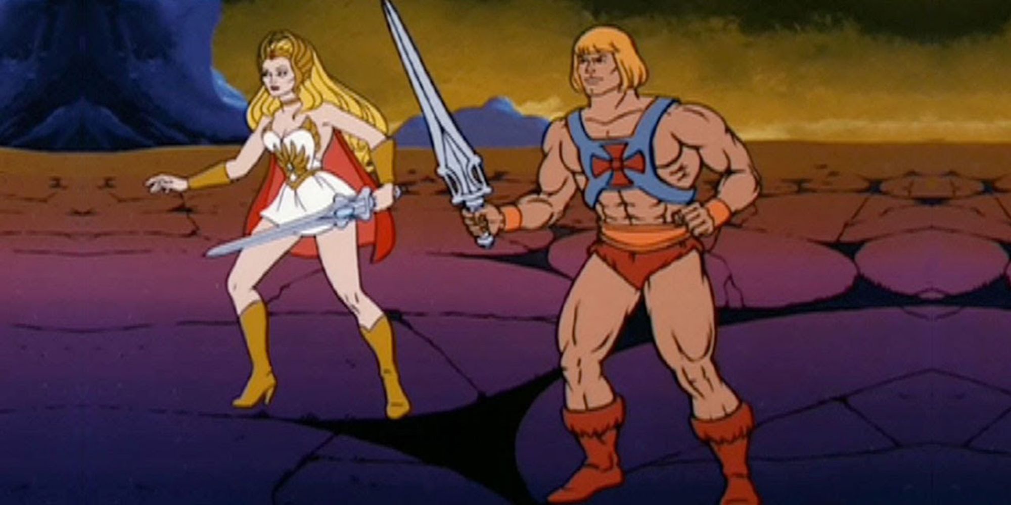 HE-MAN AND SHE-RA IN THE SECRET OF THE SWORDS