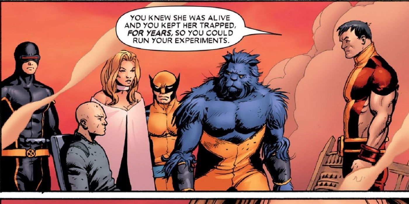 Astonishing X-Men angry at Xavier
