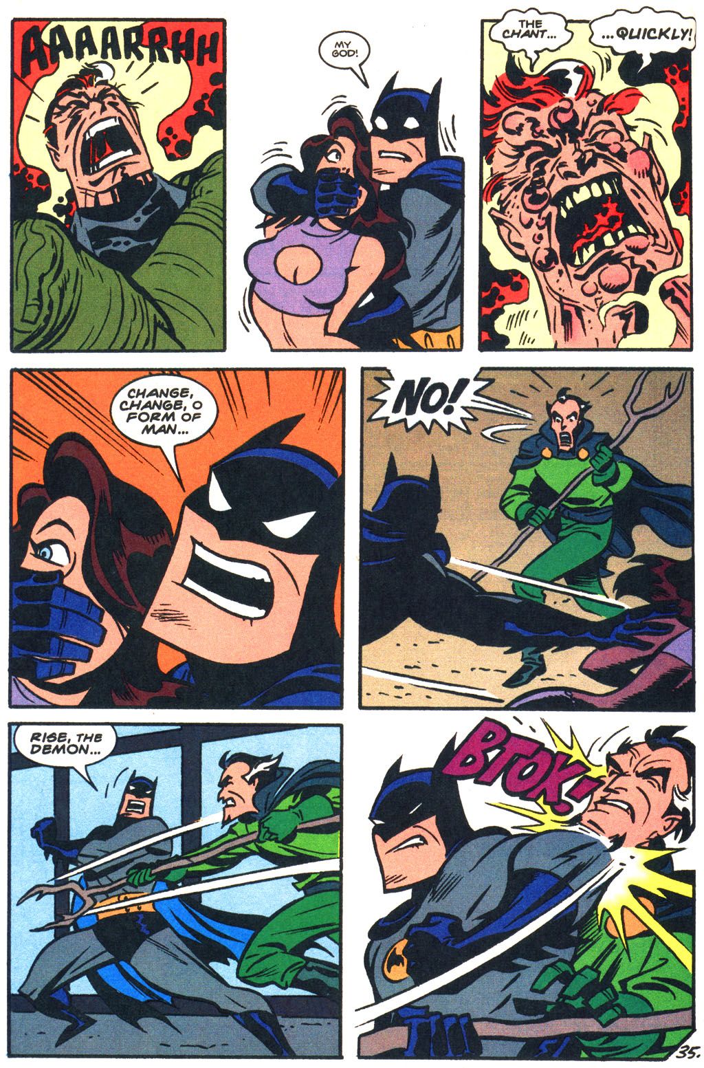 Batman Adventures - Batman vs Ras