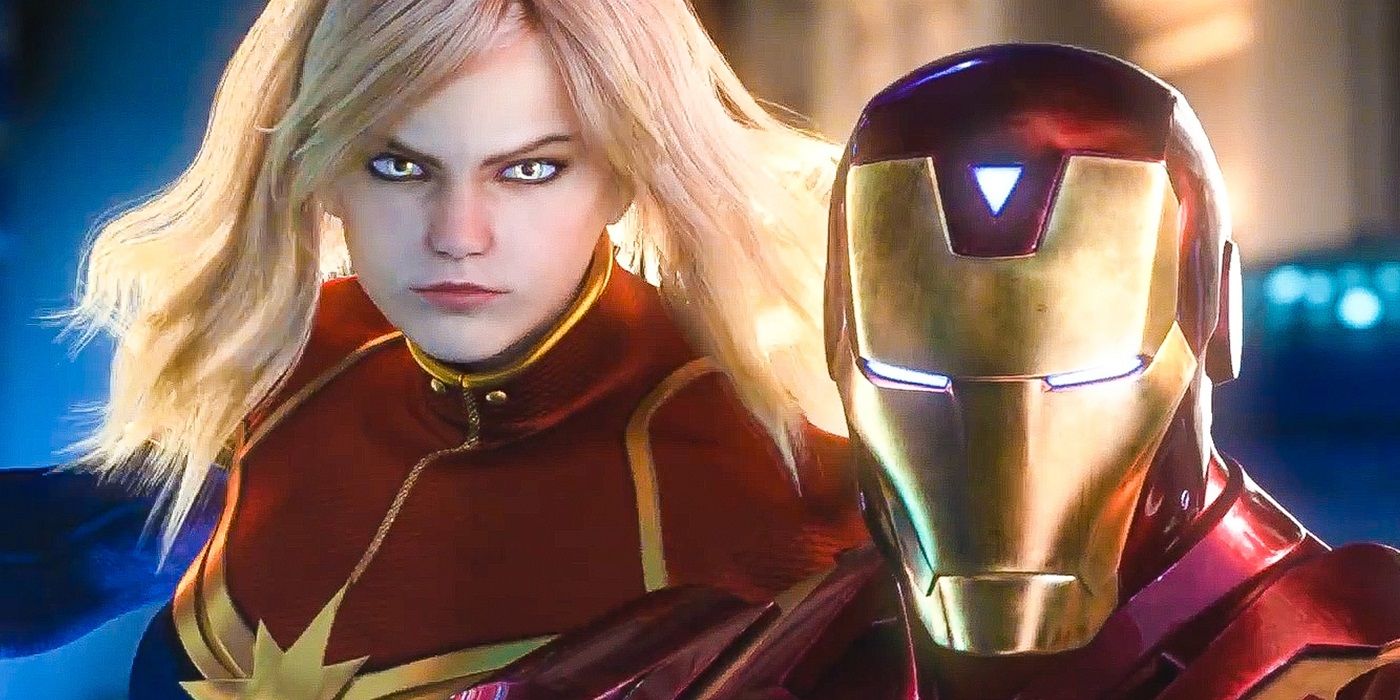 Captain Marvel and Iron Man in Marvel Vs Capcom: Infinite's trailer