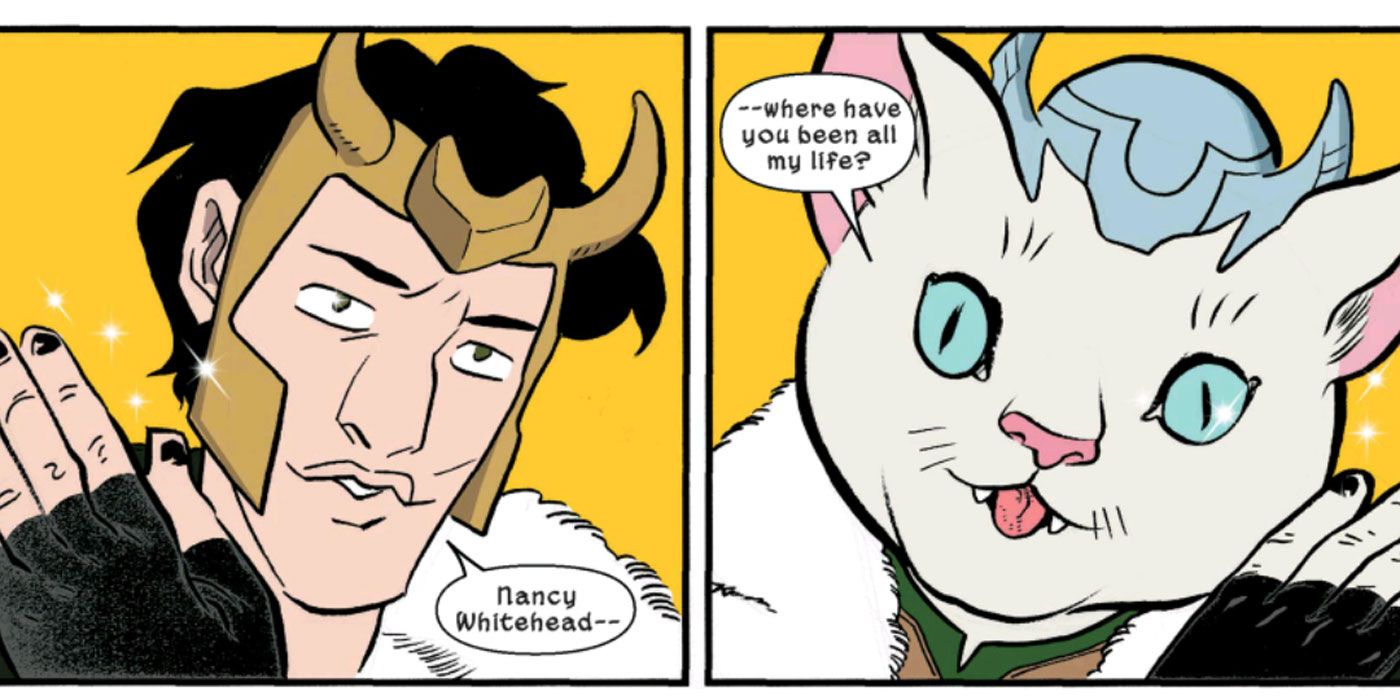 Cat Loki by Erica Henderson in the Unbeatable Squirrel Girl