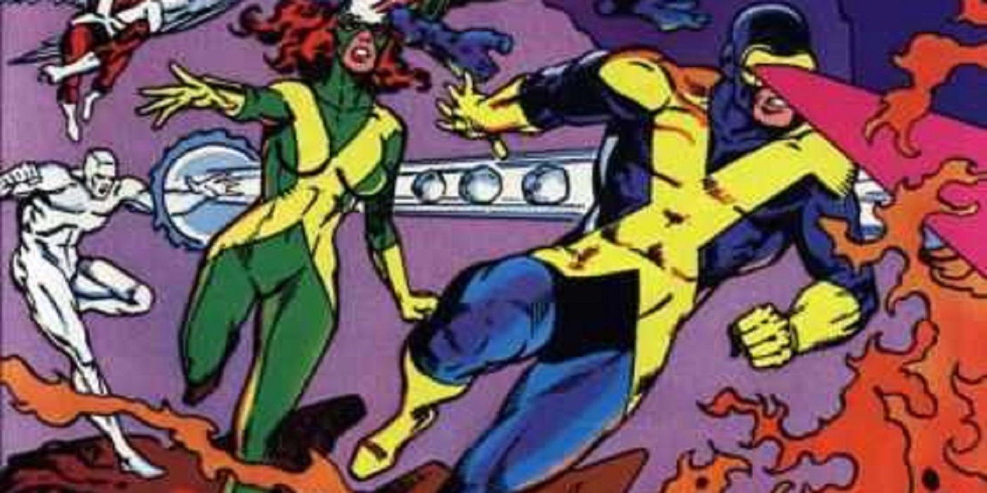 Cyclops X-Factor yellow and blue costume