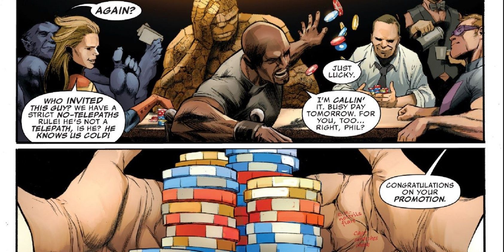 agent coulson comics poker