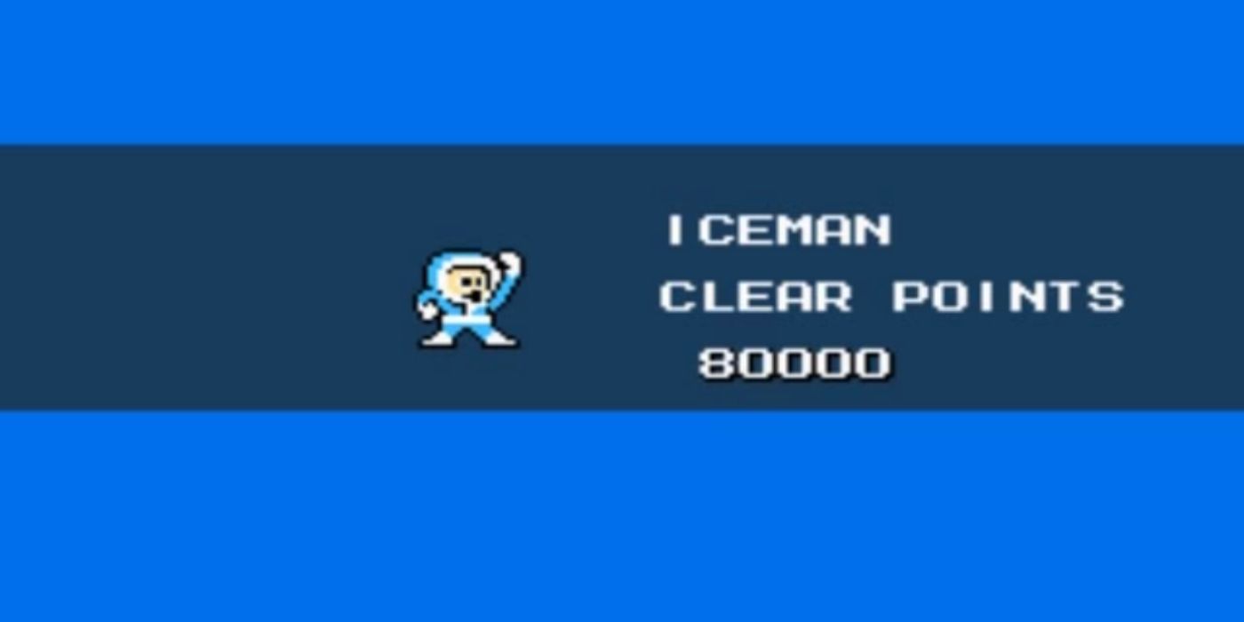 Ice Man Mega Man select screen