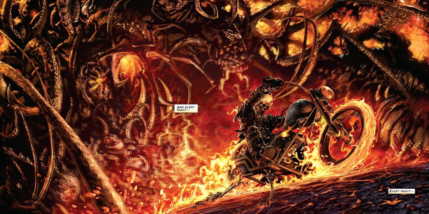 Johnny Blaze in Hell – Ghost Rider Road to Damnation 1