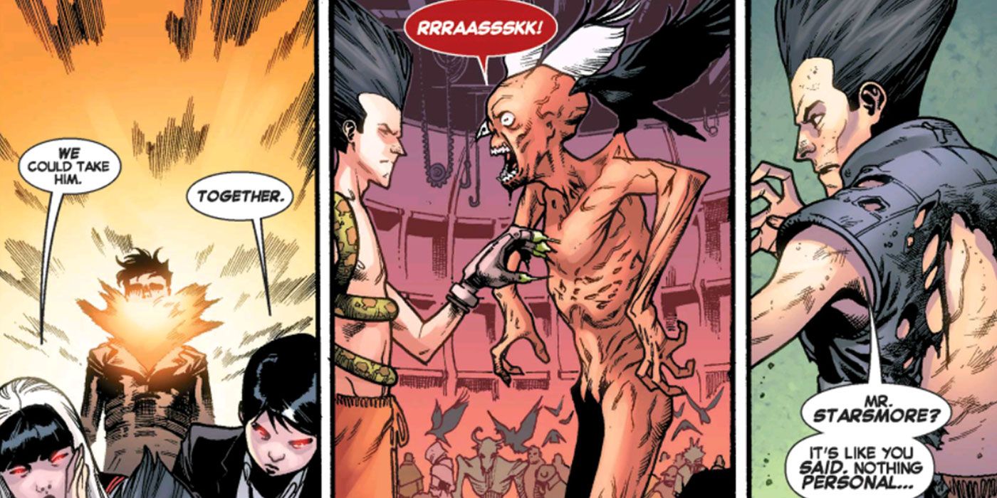Legion and Skinsmith in X-Men Legacy Volume 3 Issue 4