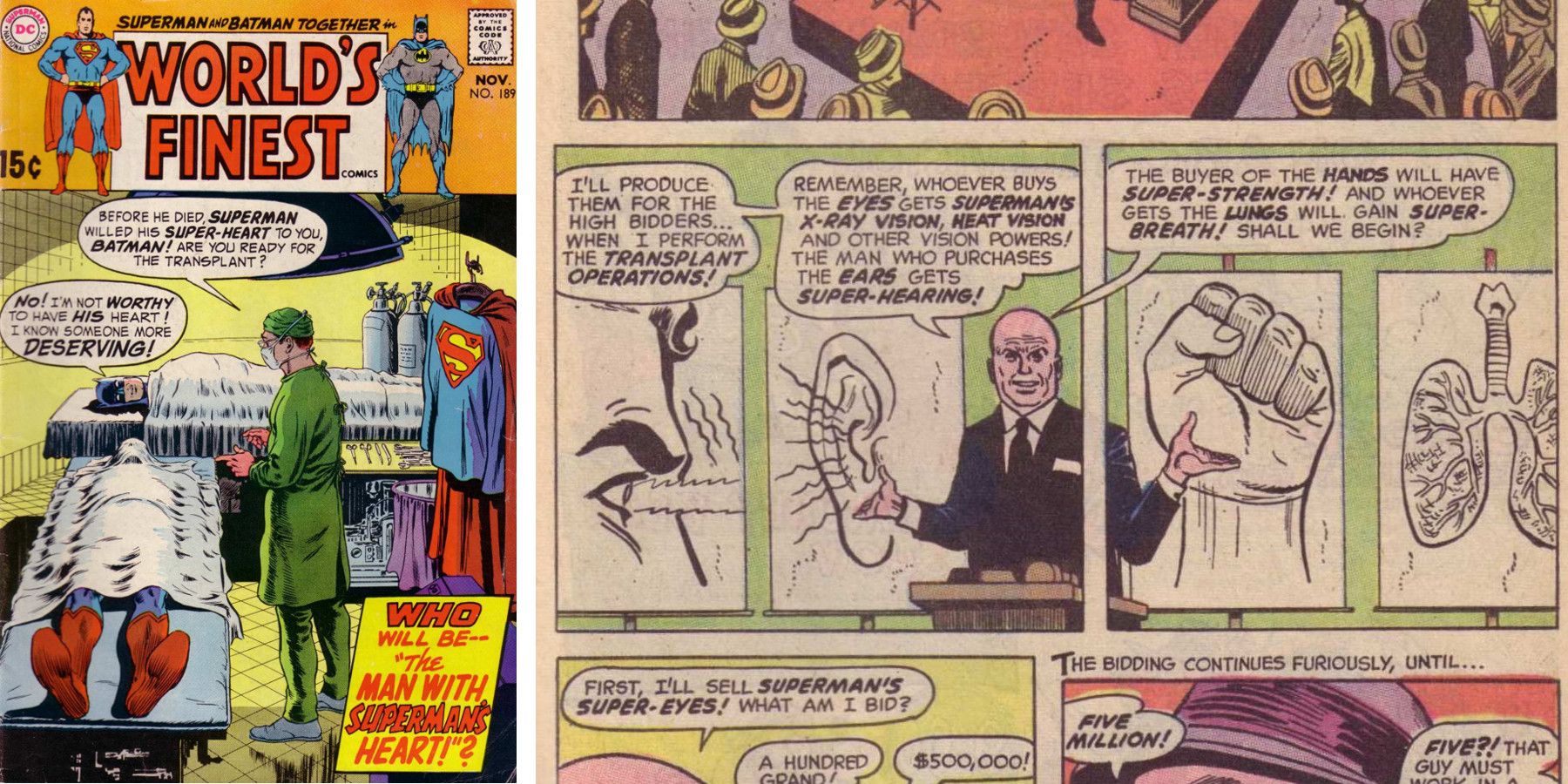 Lex Luthor sells Superman's organs