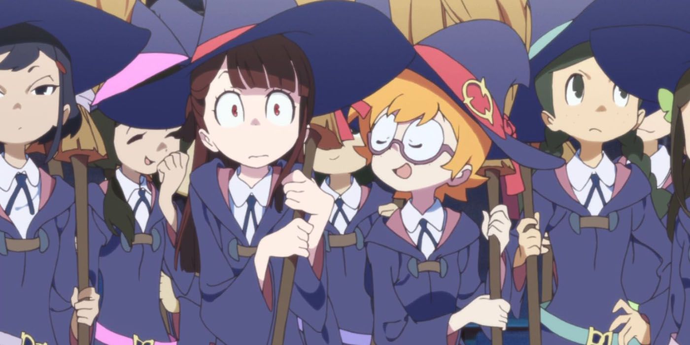 Little Witch Academia main cast image.