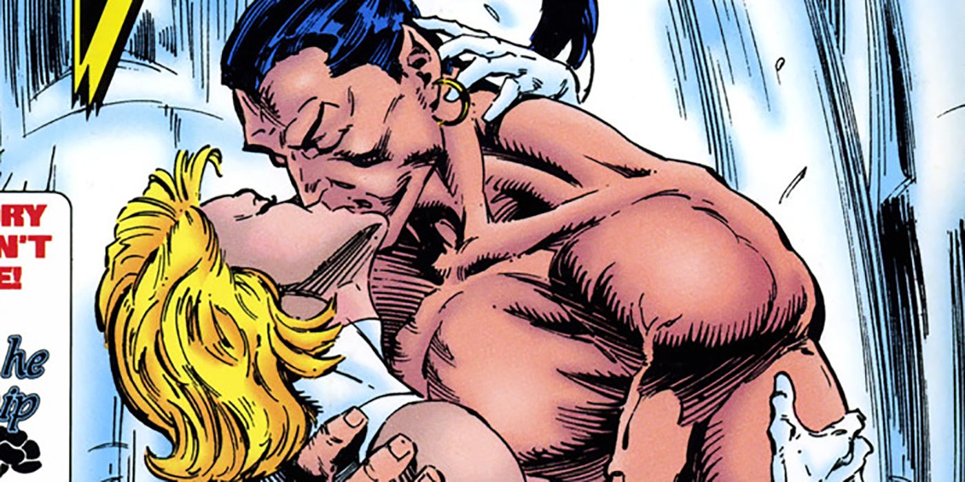 Namor Kissing Sue Storm