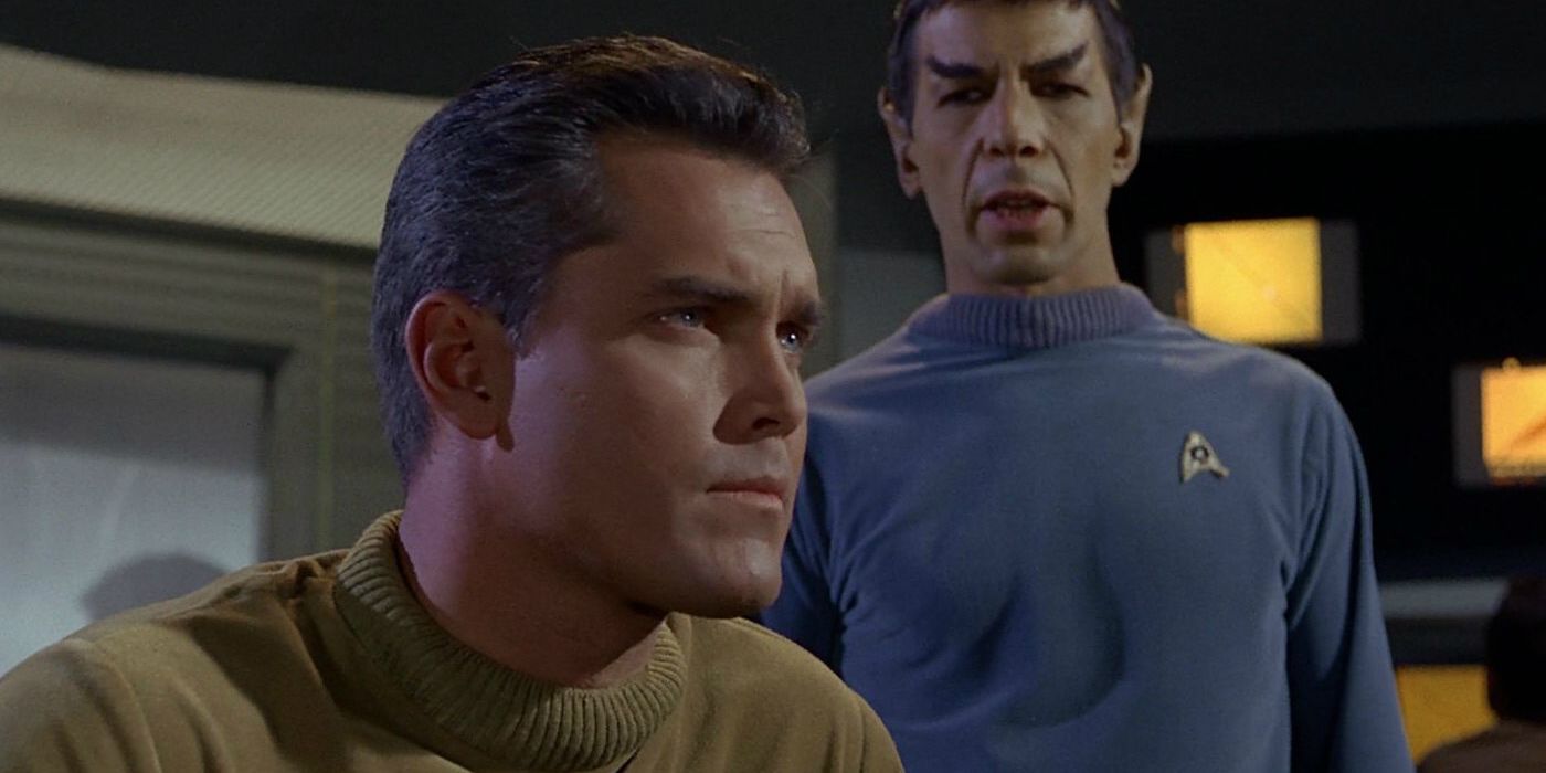 Pike and Spock Star Trek The Cage