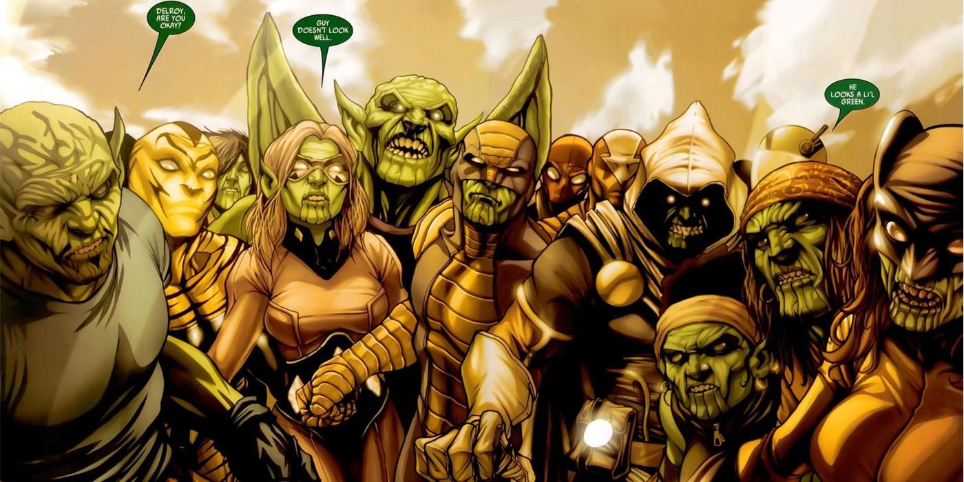 Skrulls shapeshifters pretending to be heroes in Marvel