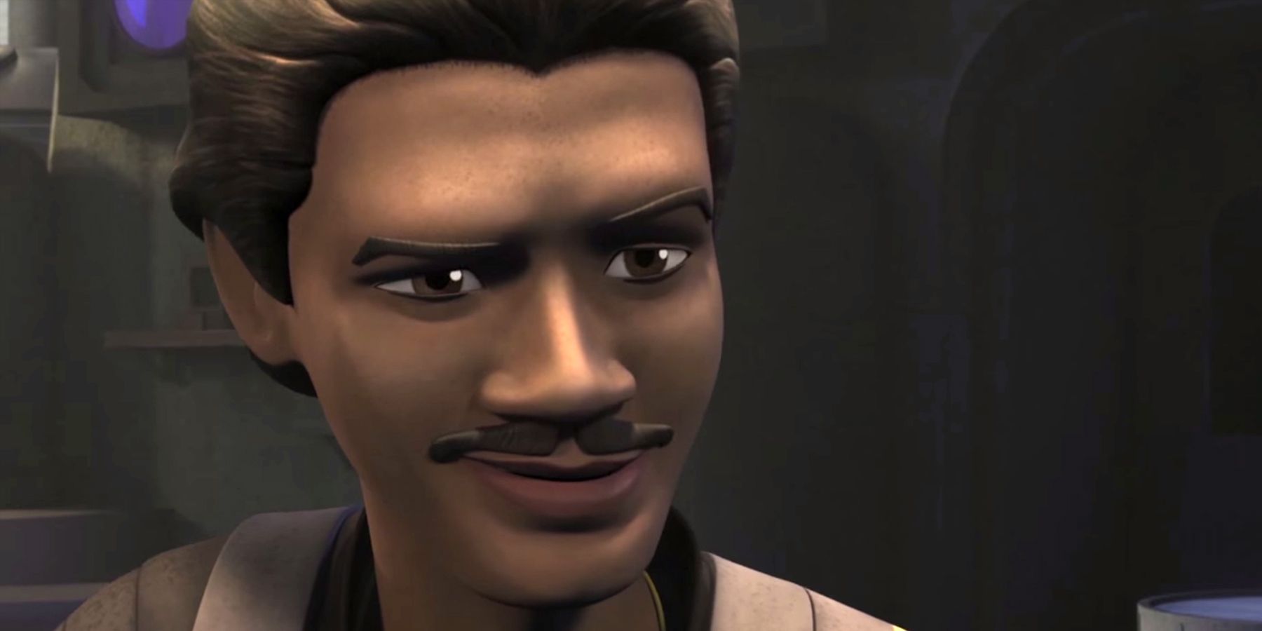 Lando Calrissian smirks in Star Wars Rebels