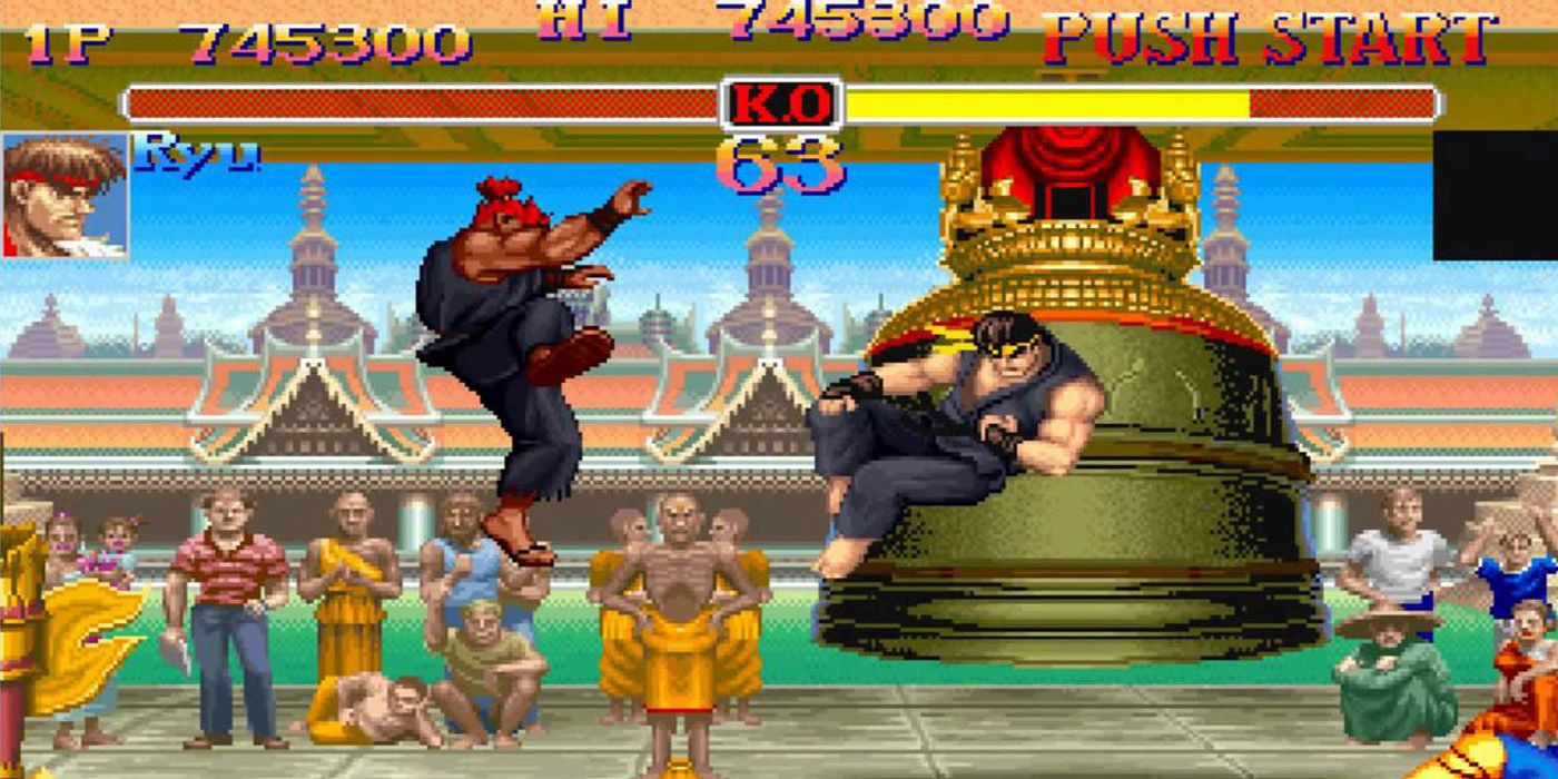 SNES Super Street Fighter II Turbo in game screen shot
