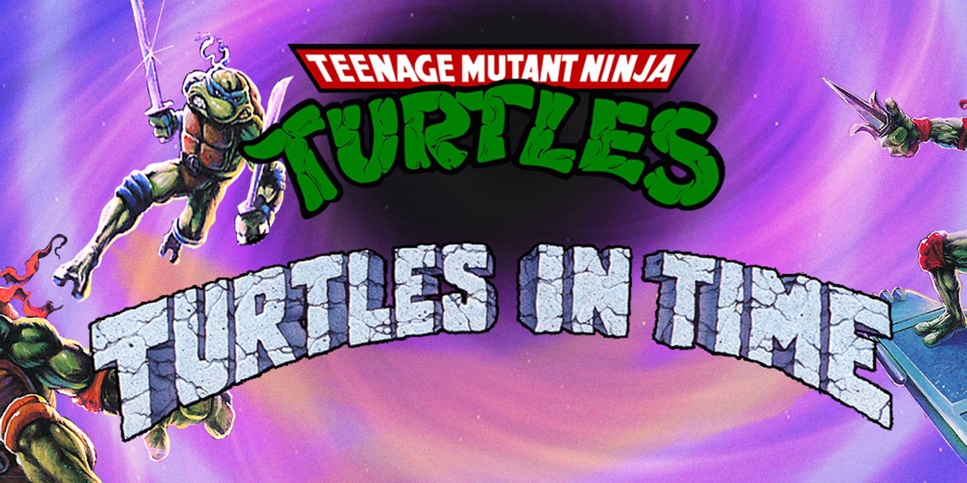 TMNT Turtles in Time arcade marquee